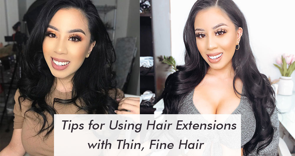 Tips & Tricks for Using Hair Extensions with Thin, Fine Hair