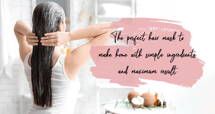 The perfect hair mask to make home with simple ingredients and maximum result