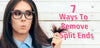 7 Ways To Remove Split Ends