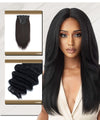 Clip In Hair Extensions for Black Hair