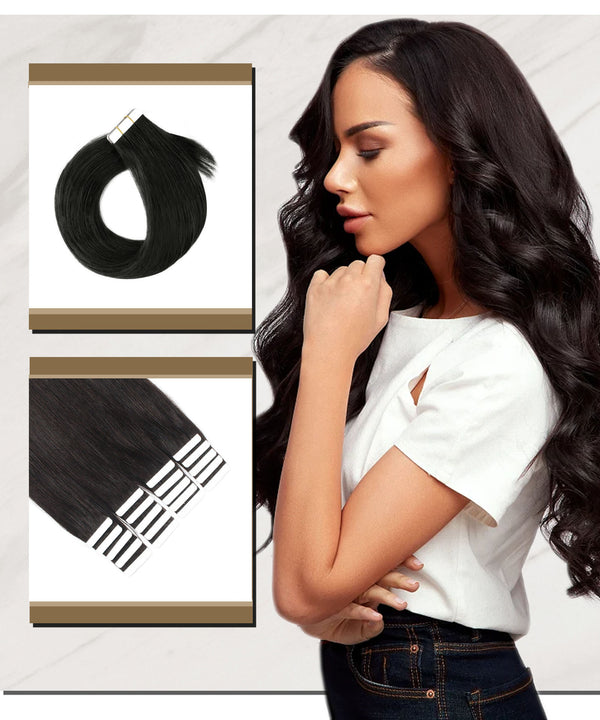 Tape in Extensions for Black Hair