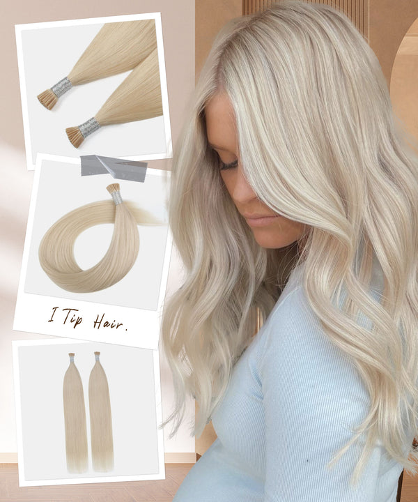 Blonde I Tip Hair Extensions