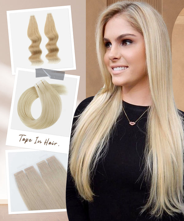 Blonde Tape In Hair Extensions
