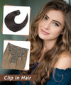 Brown Clip In Hair Extensions