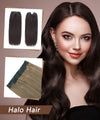 Brown Halo Hair Extensions