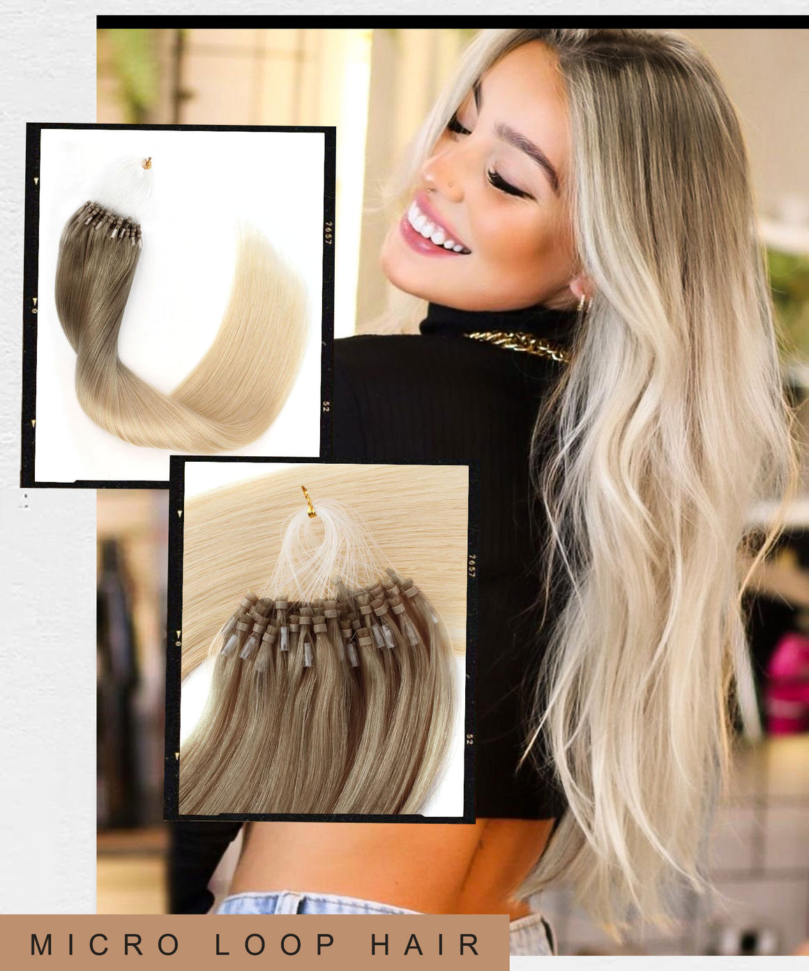 Balayage Micro Loop Hair Extensions