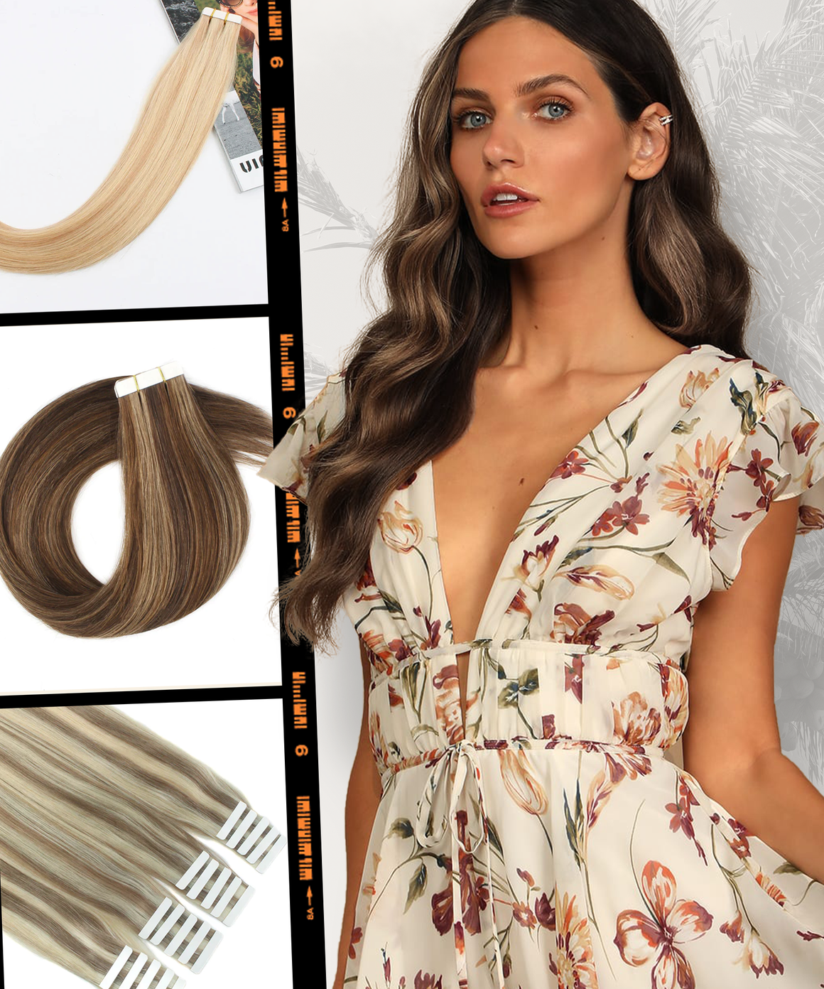 Highlights Tape In Hair Extensions