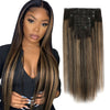 Clip in Hair Extension Yaki Straight 1BT1BP27#