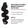 Body Wave Tape In Hair Natural Black