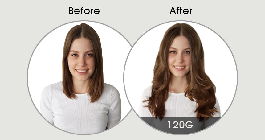 120G Clip Ins Hair Extensions