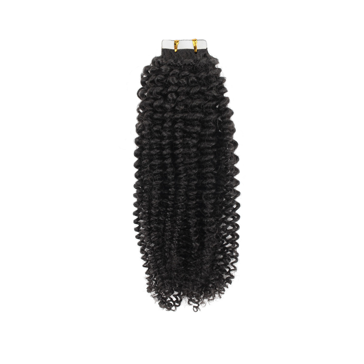 Kinky Curly Tape In Hair Natural Black