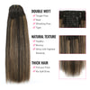 Clip in Hair Extension Yaki Straight 1BT1BP27#