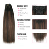 Clip in Hair Extension Yaki Straight 1BT1BP4#