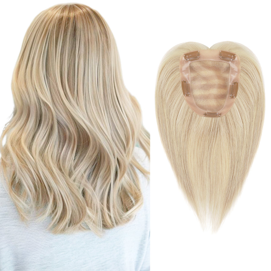 5 x 6" Mono Top Hair Topper Highlights Color P8/16#