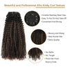 Clip in Hair Extension Afro Kinky Curly 1BT1BP4#