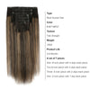 Clip in Hair Extension Yaki Straight 1BT1BP27#