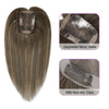 3 x 5" Mono Top Hair Topper Balayage Color 8C/60#