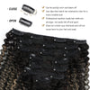 Clip in Hair Extension Afro Kinky Curly 1BT1BP27#