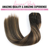 Clip in Hair Extension Yaki Straight 1BT1BP27#