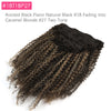 Clip in Hair Extension Afro Kinky Curly 1BT1BP27#
