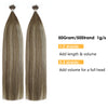 Virgin Nano Ring Hair Extensions Rooted Highlight R3-P3/60#