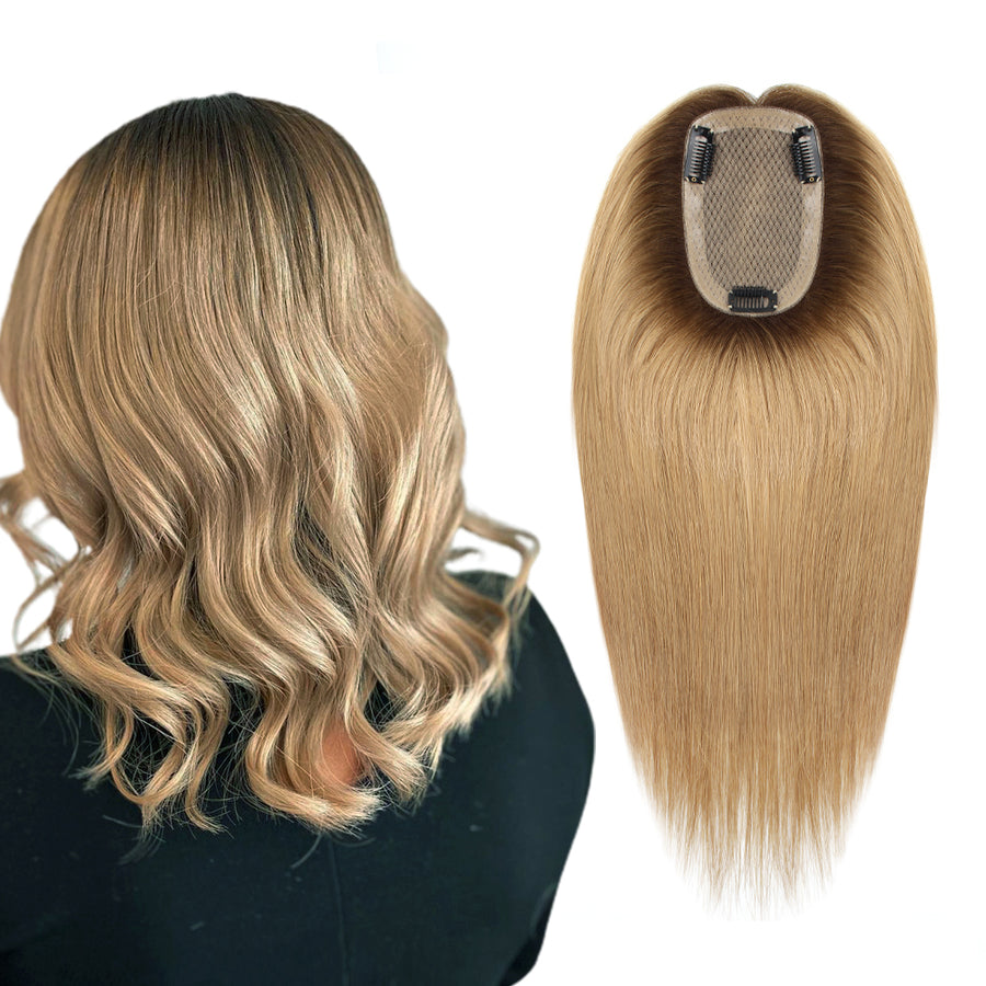 3 x 5" Silk Top Hair Topper Ombre Color T2/8#