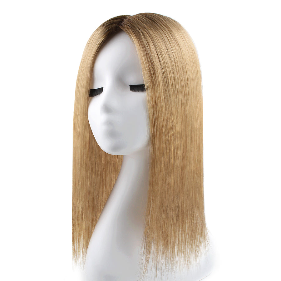 3 x 5" Silk Top Hair Topper Ombre Color T2/8#