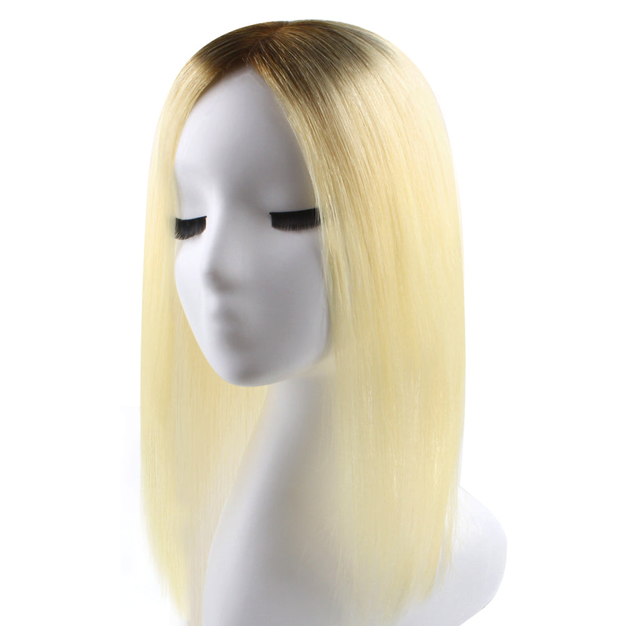 3 x 5" Silk Top Hair Topper Ombre Color T6/613#