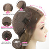 Silk Top Lace Front Wig 100% Virgin Human Hair Highlights Color 10/50#