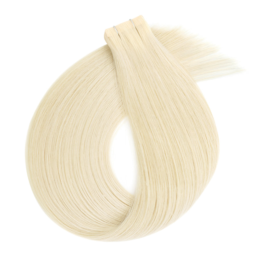 Virgin Invisible Tape in Hair Extensions Light Blonde #60