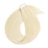 Virgin Invisible Tape in Hair Extensions Light Blonde #60