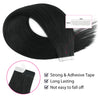 Virgin Invisible Tape in Hair Extensions Jet Black #1