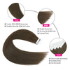 Virgin Invisible Tape in Hair Extensions Dark Chocolate Brown #2A