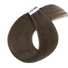 Virgin Invisible Tape in Hair Extensions Dark Chocolate Brown #2A