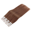 Virgin Invisible Tape in Hair Extensions Dark Auburn #30
