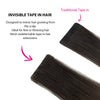 Virgin Invisible Tape in Hair Extensions Off Black #1B