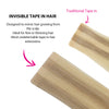 Virgin Invisible Tape in Hair Extensions Highlights #P18/22