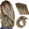Virgin Invisible Tape in Hair Extensions Rooted Highlights #R3-P3/60