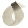 Virgin Invisible Tape in Hair Extensions Ombre #T16A/60A