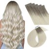 Virgin Invisible Tape in Hair Extensions Ombre #T16A/60A