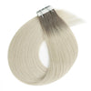 Virgin Invisible Tape in Hair Extensions Ombre #T16A/60A