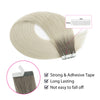 Virgin Invisible Tape in Hair Extensions Ombre #T16A/60A