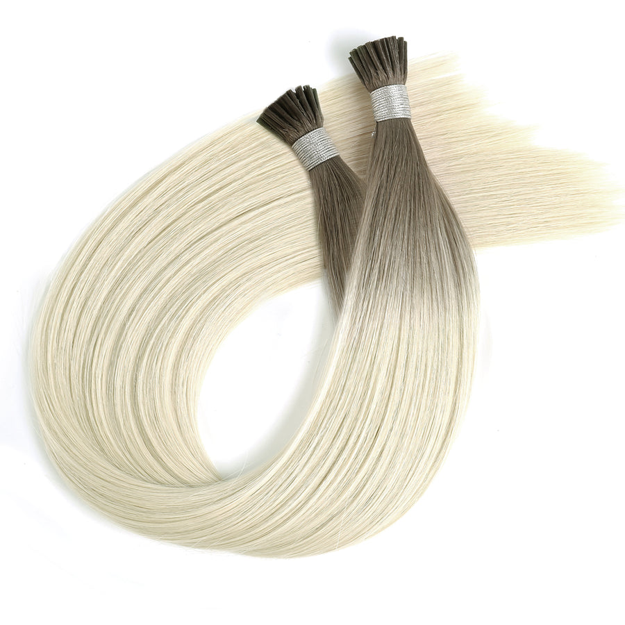 I Tip Hair Extensions Virgin Hair Ombre T16A/60A#