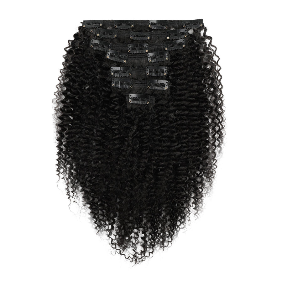 Kinky Curly Clip-In Extensions Virgin Human Hair