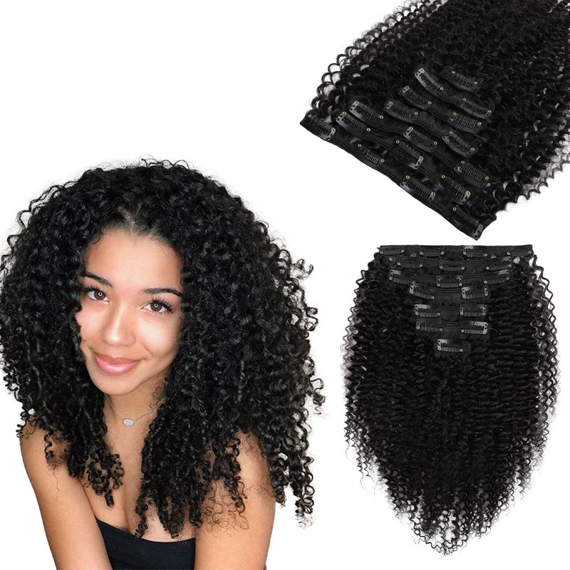 Thick Wavy Clip-In Hair Extensions – 5 Clips, 3/4 Full Head, Synthetic & Remy-Look – USA Stock