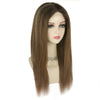 Silk Top Lace Front Wig 100% Virgin Human Hair Balayage Color B2/8#