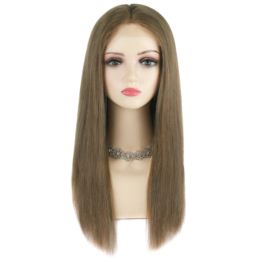 Silk Top Lace Front Wig 100% Virgin Human Hair Piano Color 10/50#