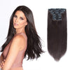 120g clip in hair extensions dark brown 2# 16"|var-31955963150408