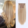 120g clip in hair extensions highlights #12/60 16"|var-31955963445320