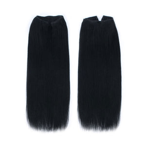Halo hair extensions 100% human hair #1 jet black|var-31562960371784